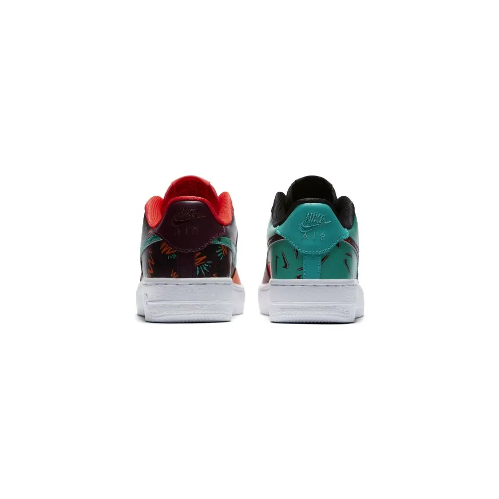 Nike Air Force 1 Low What The 90s (GS) Bordeaux/Hyper Jade-Total Orange-Black (AT3407-600)