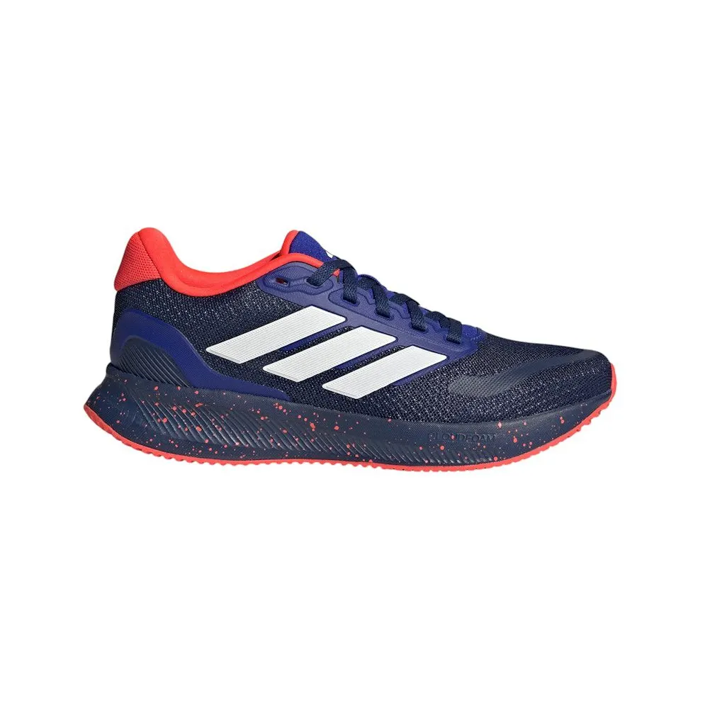 adidas Runfalcon 5 Dark Blue Cloud White Solar Red (JQ4486)