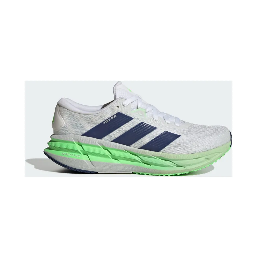 Adidas Adistar 4 Running Shoes Cloud White / Tech Indigo / Lime Burst (JP6574)