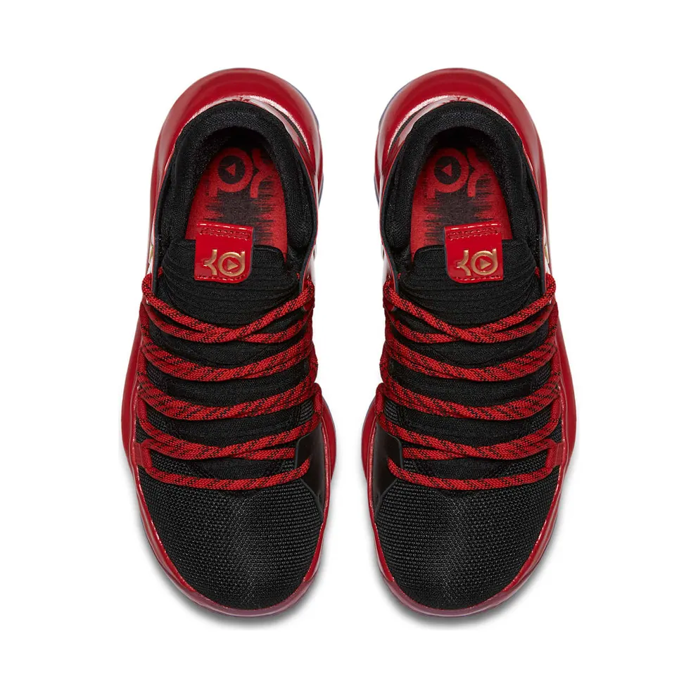 Nike KD 10 Bred (GS) Black/Metallic Gold-University Red-Bright Crimson (AJ7220-076)
