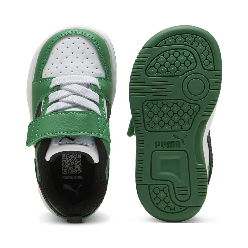 Puma Rebound v6 Lo “Puma White / Puma Black / Archive Green” (397420_05)