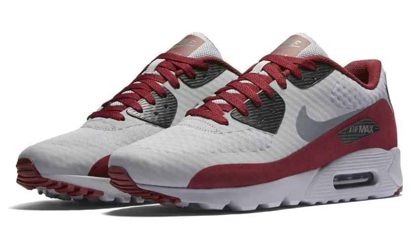 Nike Air Max 90 Ultra Wolf Grey Team Red