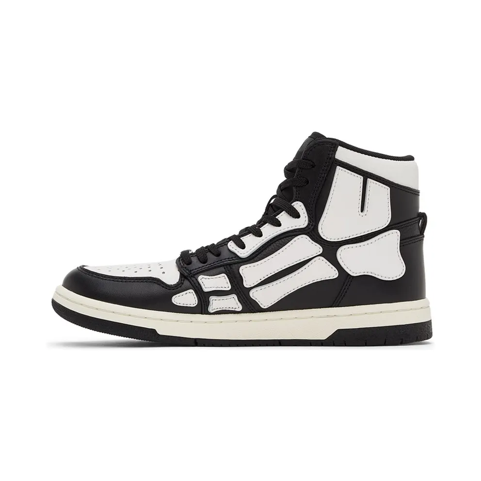 AMIRI Skel Top Hi Black Black White (PS22MFS002004)