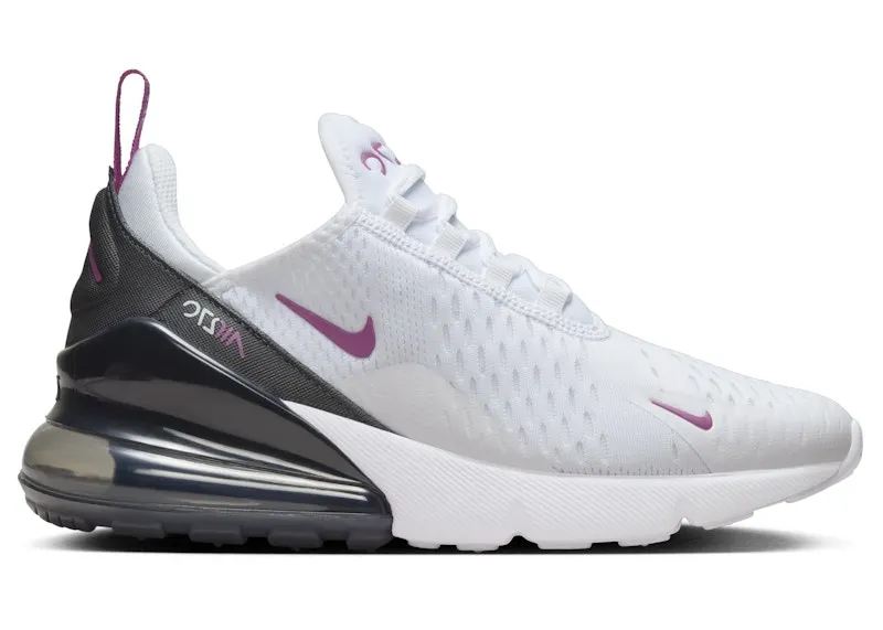 Nike Air Max 270 White Anthracite Hot Fuchsia (943345-120)