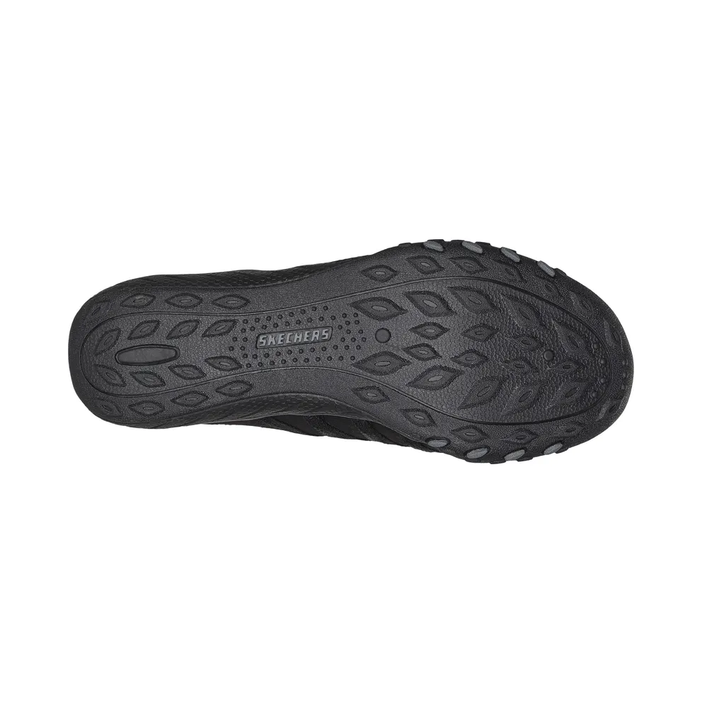 Skechers Slip-ins: Breathe-Easy – Roll-With-Me – Black (100593 BBK)