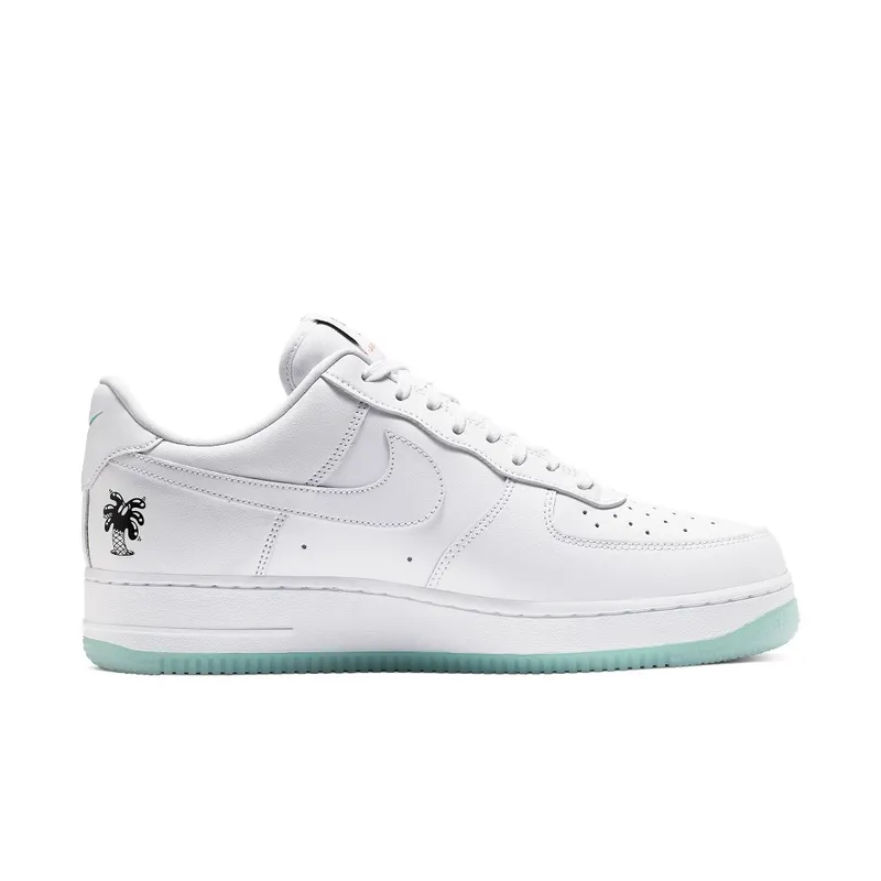 Nike Air Force 1 Flyleather Steve Harrington Earth Day (2019) White/White-White (CI5545-100)