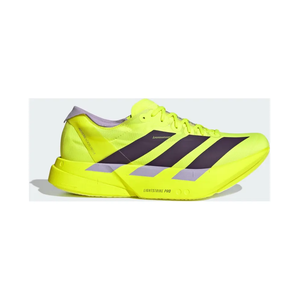 Adidas Adizero Adios Pro 4 Solar Yellow / Aurora Plum / Powder Plum (JP6623)
