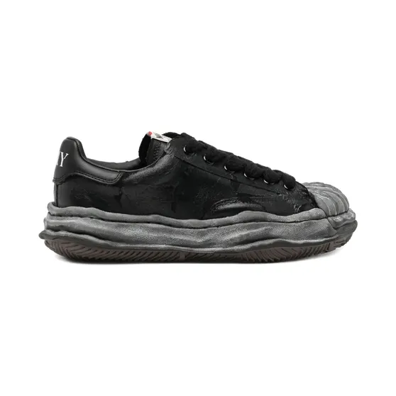 Maison Mihara Yasuhiro Blakey mit zerrissenem Film “Black” (A15FW727BLKBLK)