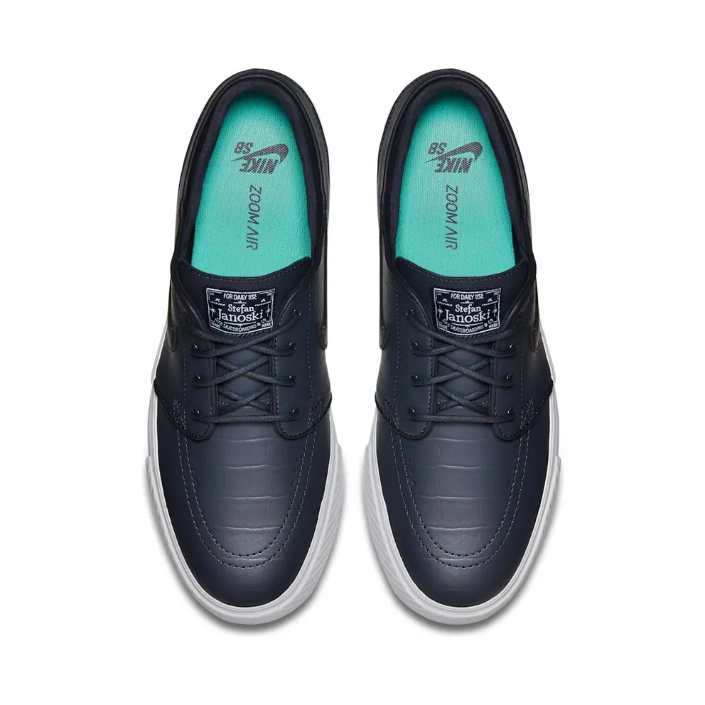 Nike SB Stefan Janoski Zoom Blue Croc Dark Obsidian/Dark Obsidian-White-Crystal (708417-441)