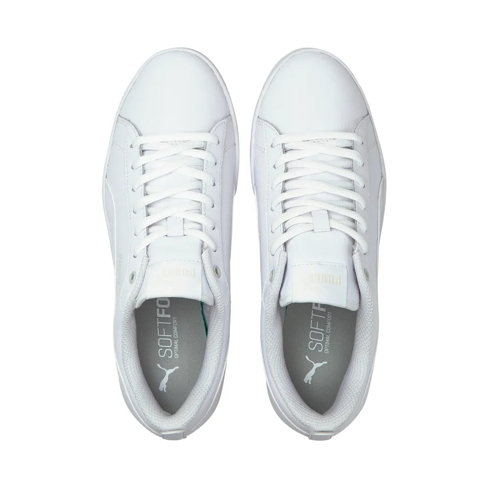 Puma Smash v2 “Puma White / Puma White” (365208_04)