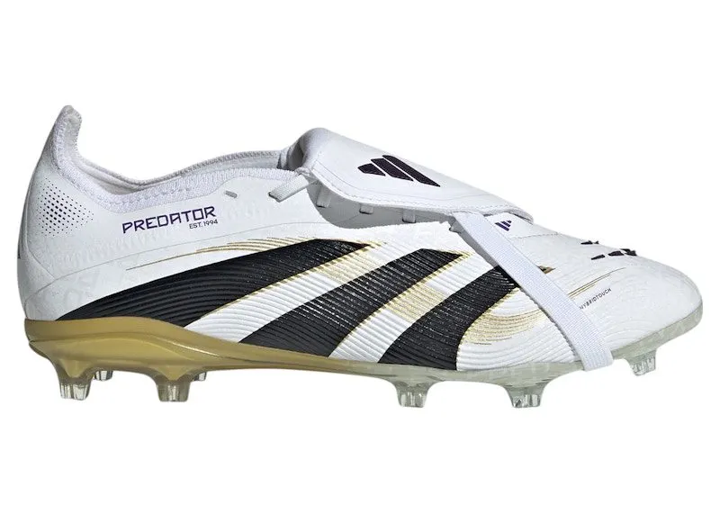 adidas Predator Elite Fold-Over Tongue FG Cloud White Core Black Gold Metallic (IH9642)