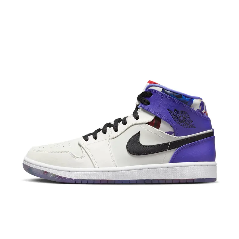 Jordan 1 Mid SE Valentine’s Day Flowers (FD4330-101)