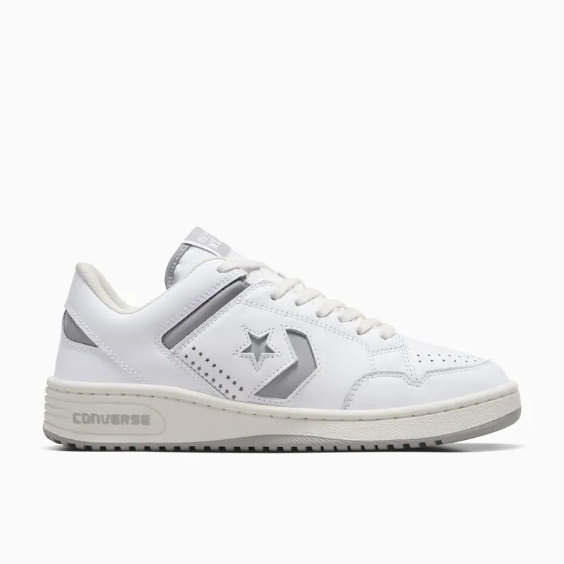 Converse Weapon Leather White/Grey Area/Vintage White (A12335C)