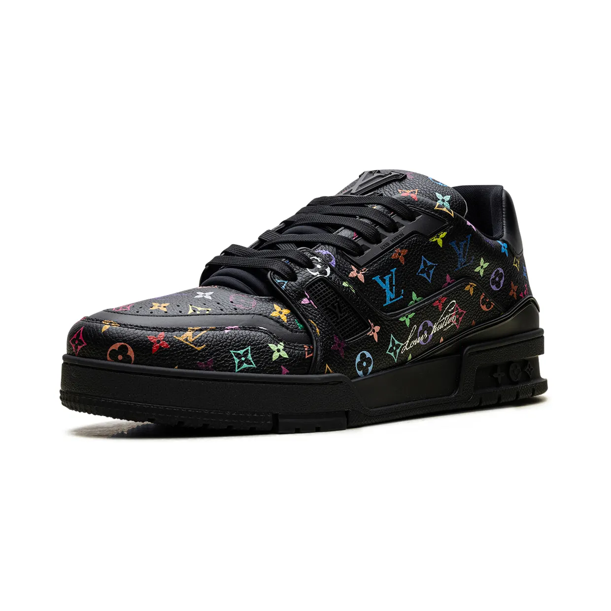Louis Vuitton Trainer “Takashi Murakami – Black” (1AHEKZ) (3)