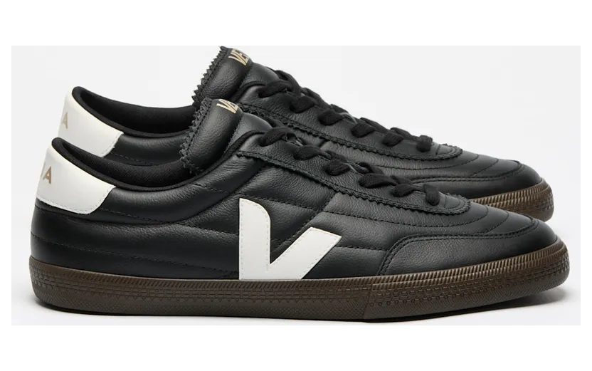 Veja Panenka Low-Top Quilted O. T. Leather Sneakers Black (FU2020707B)