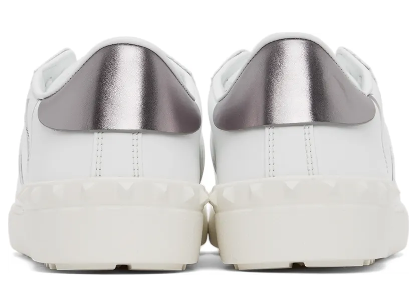 Valentino Garavani Grey & White VLTN Open Sneakers (XY2S0830PST) (4)
