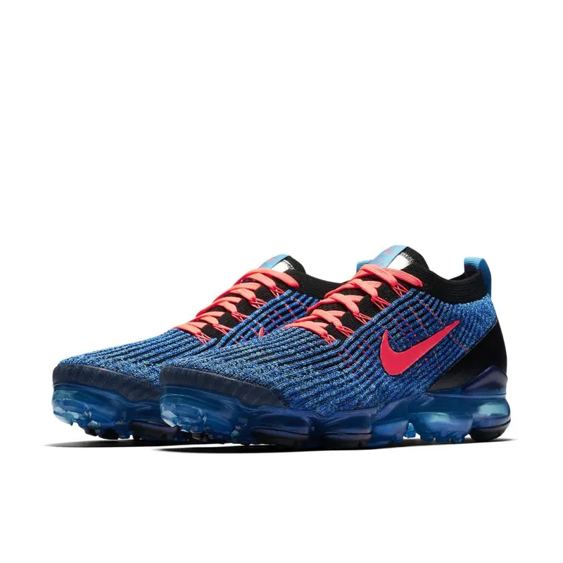 Nike Air VaporMax Flyknit 3 Blue Fury Blue Fury/Flash Crimson-Racer Blue-Black-Metallic Silver (AJ6900-401)