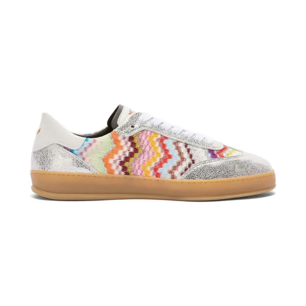 Missoni with metallic-effect and zigzagpatroon – Silver (MWL028)