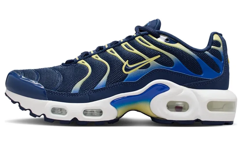 Nike Air Max Plus “Midnight Navy / Soft Yellow / Hyper Royal” (CD0609-412)