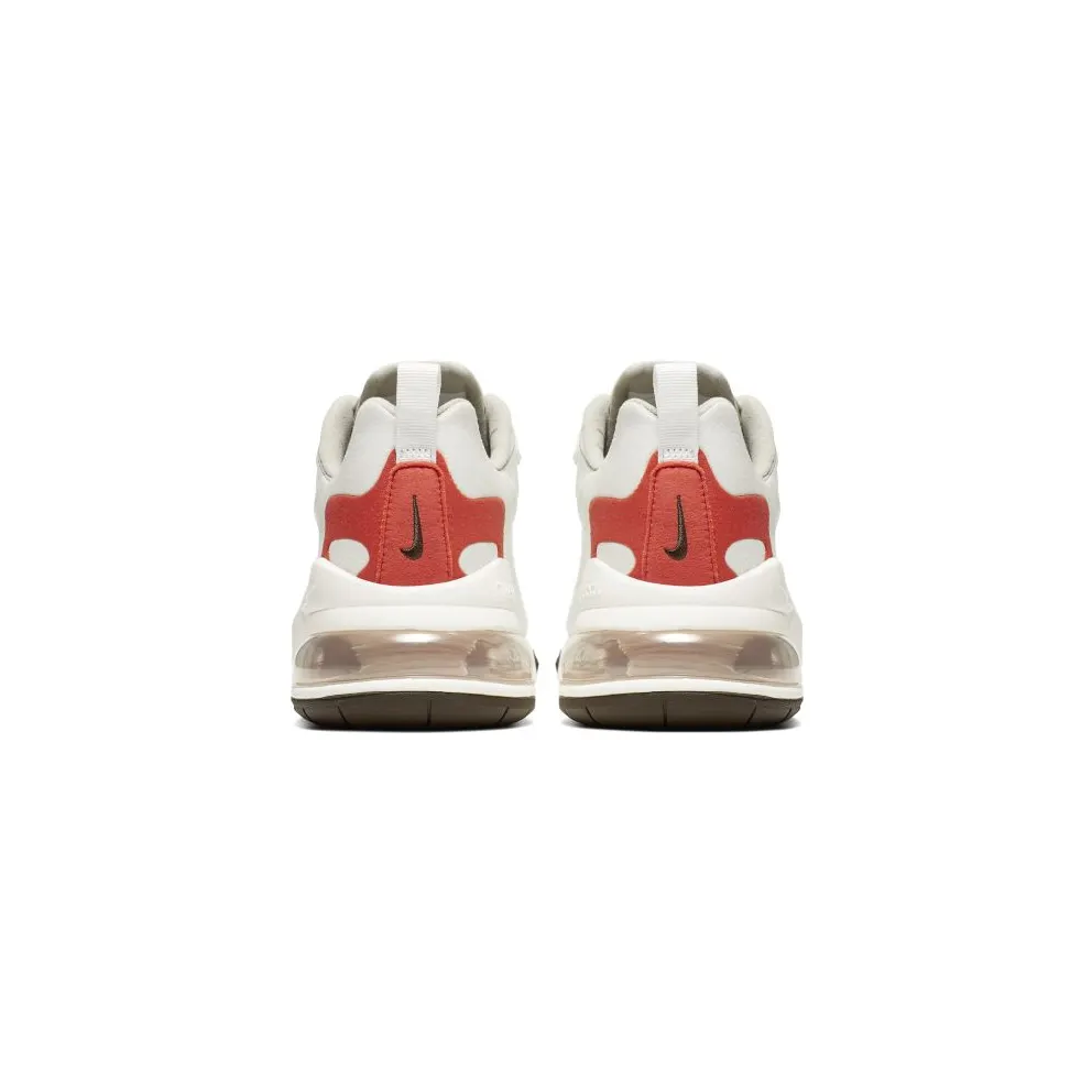 Nike Air Max 270 React Light Beige Chalk (W) Light Beige Chalk/Summit White/Team Orange (AT6174-200)