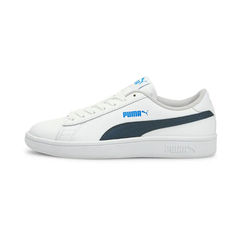 PUMA Smash V2 Youth White/Intense Blue (365170-30)