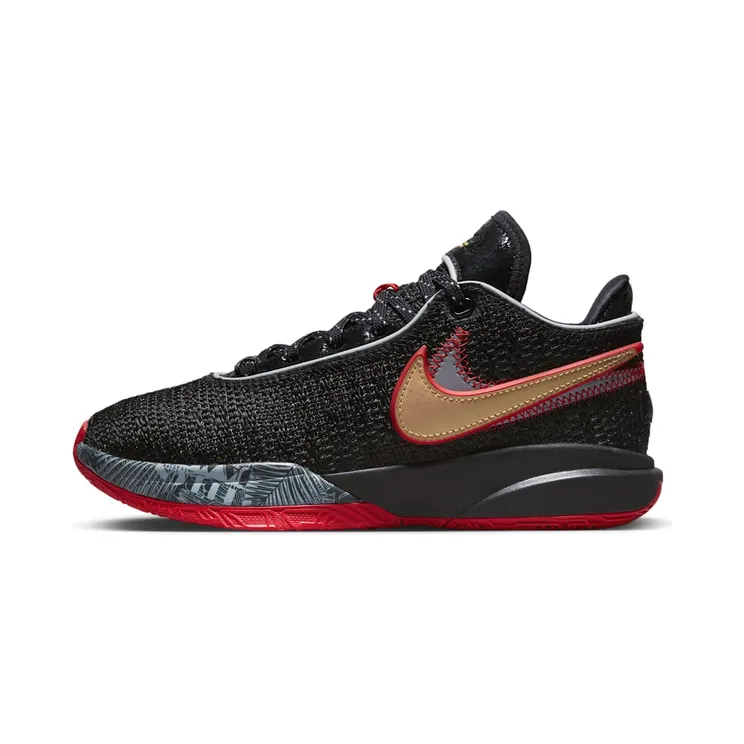 Nike LeBron 20 “Black / University Red / University Gold” (DQ8651-001)