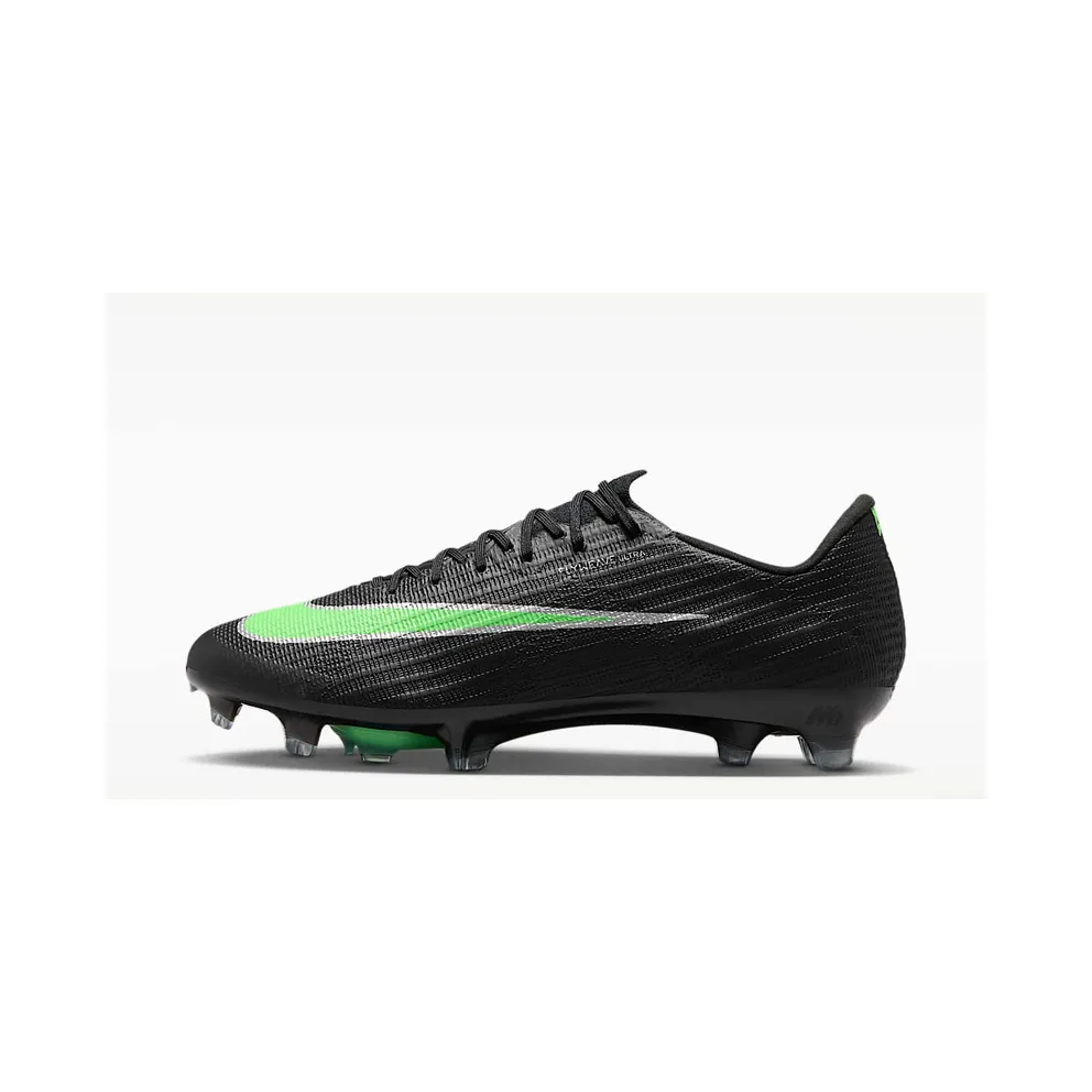 Nike Mercurial Superfly 11 Elite Firm-Ground Low-Top “Black/Black/Illusion Green” (IF8507-001)