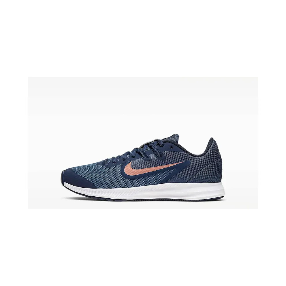 Nike Downshifter 9 Blue “Midnight Navy / Dark Obsidian / Metallic Red Bronze” (AR4135-403)