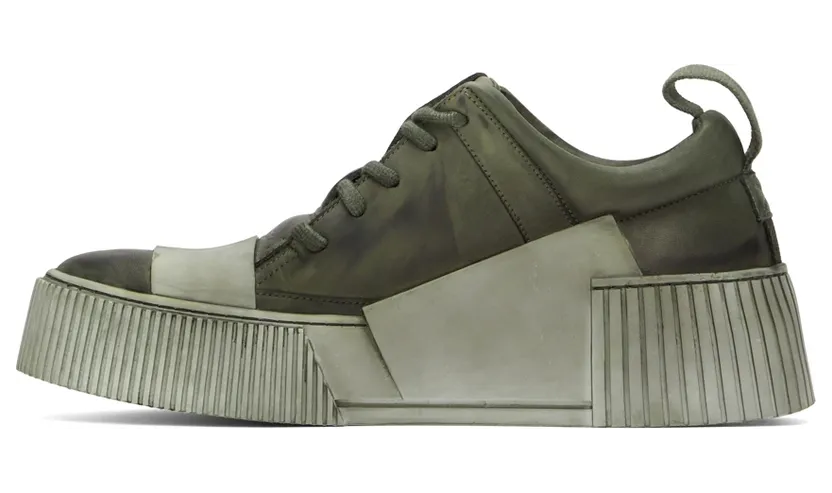Boris Bidjan Saberi SSENSE Exclusive Khaki Bamba 2.1 Sneakers (SSNSx12) (3)