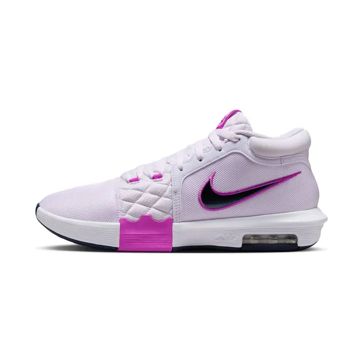 Nike LeBron Witness 8 “Barely Grape / Hyper Violet / Light Bone / Obsidian” (HQ2139-500)