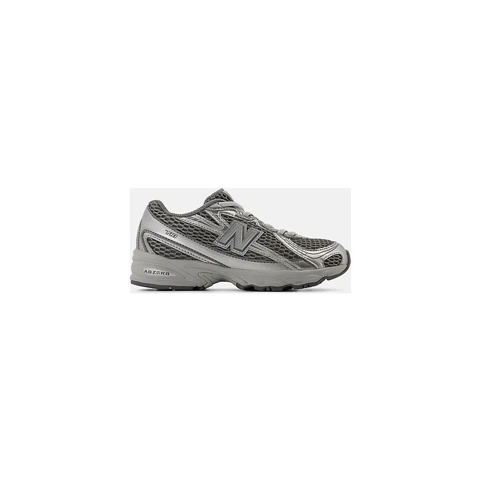 NEW BALANCE 740 BUNGEE LACE “HARBOR GREY / SILVER METALLIC / Concrete” (PZ740MG)