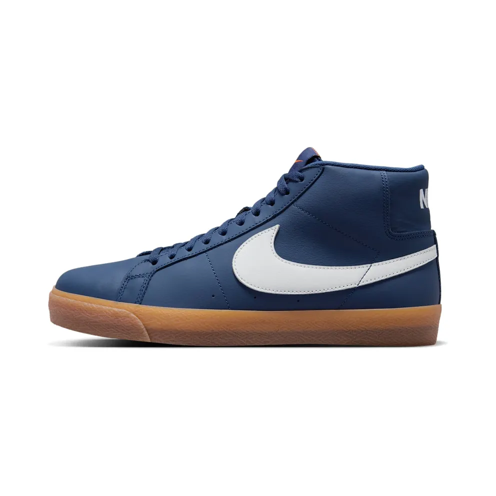 Nike SB Zoom Blazer Mid Orange Label Navy Gum (FJ1680-400)
