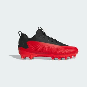 adidas Anthony Edwards 1 Low American Football Cleat “Core Black / Red / Cloud White” (LA6909)