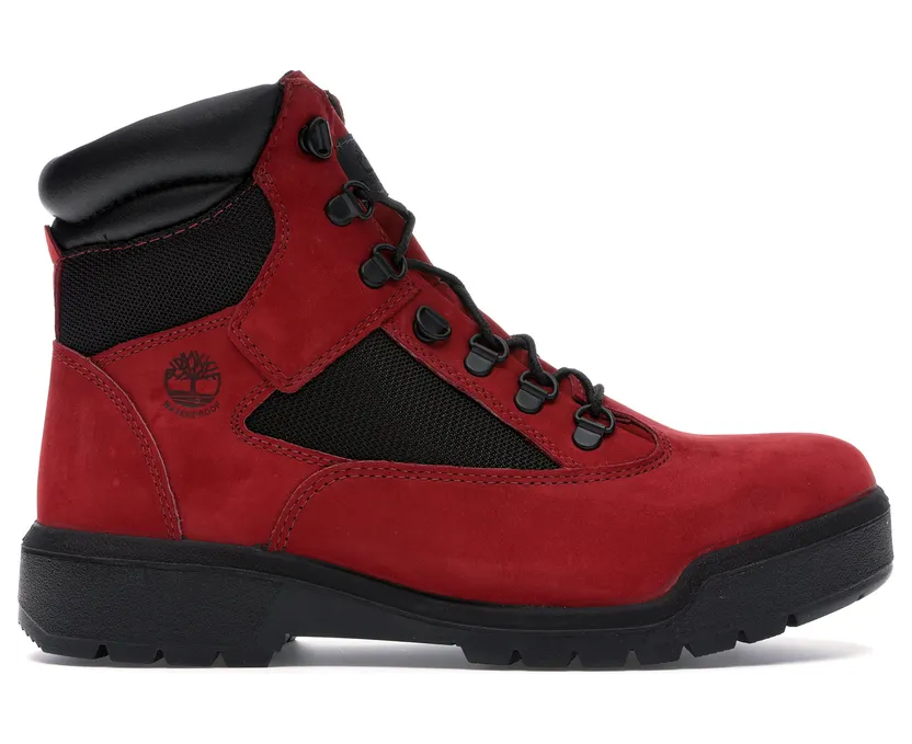 Timberland 6″ Field Boot Red Black