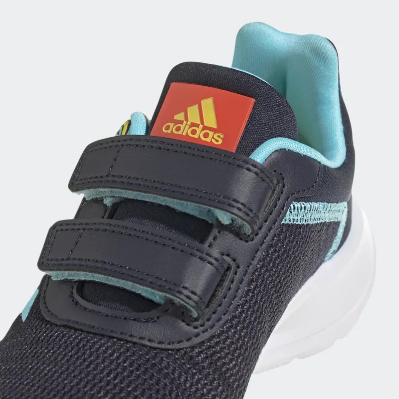 Adidas Tensaur Run Sport Running Two-Strap Hook-and-Loop Legend Ink / Bold Orange / Impact Yellow (GY2461)