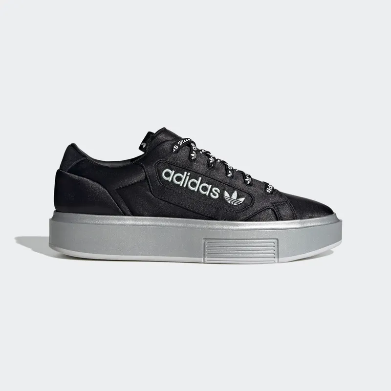 Adidas Sleek Super ‘Black’ Core Black/Silver Metallic/Dash Green (EG7881)