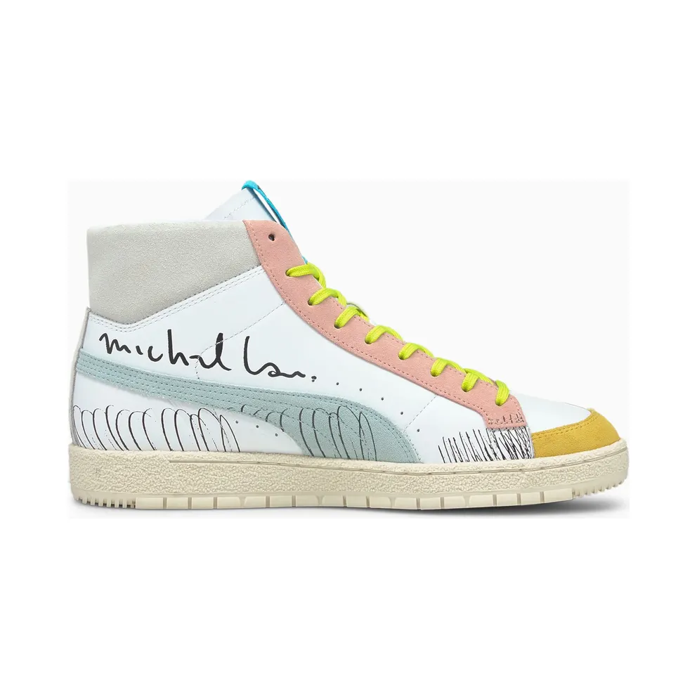 Puma x MICHAEL LAU Ralph Sampson 70 Mid White/Blue (375197-01)