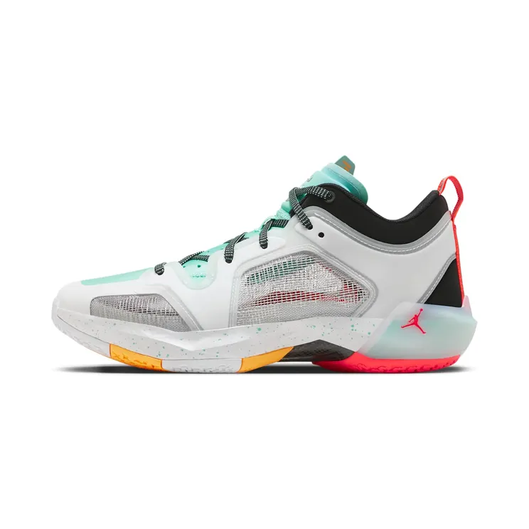 Jordan 37 Low PF Guo Ailun White Island Green Black Metallic Silver (FB8486-130)