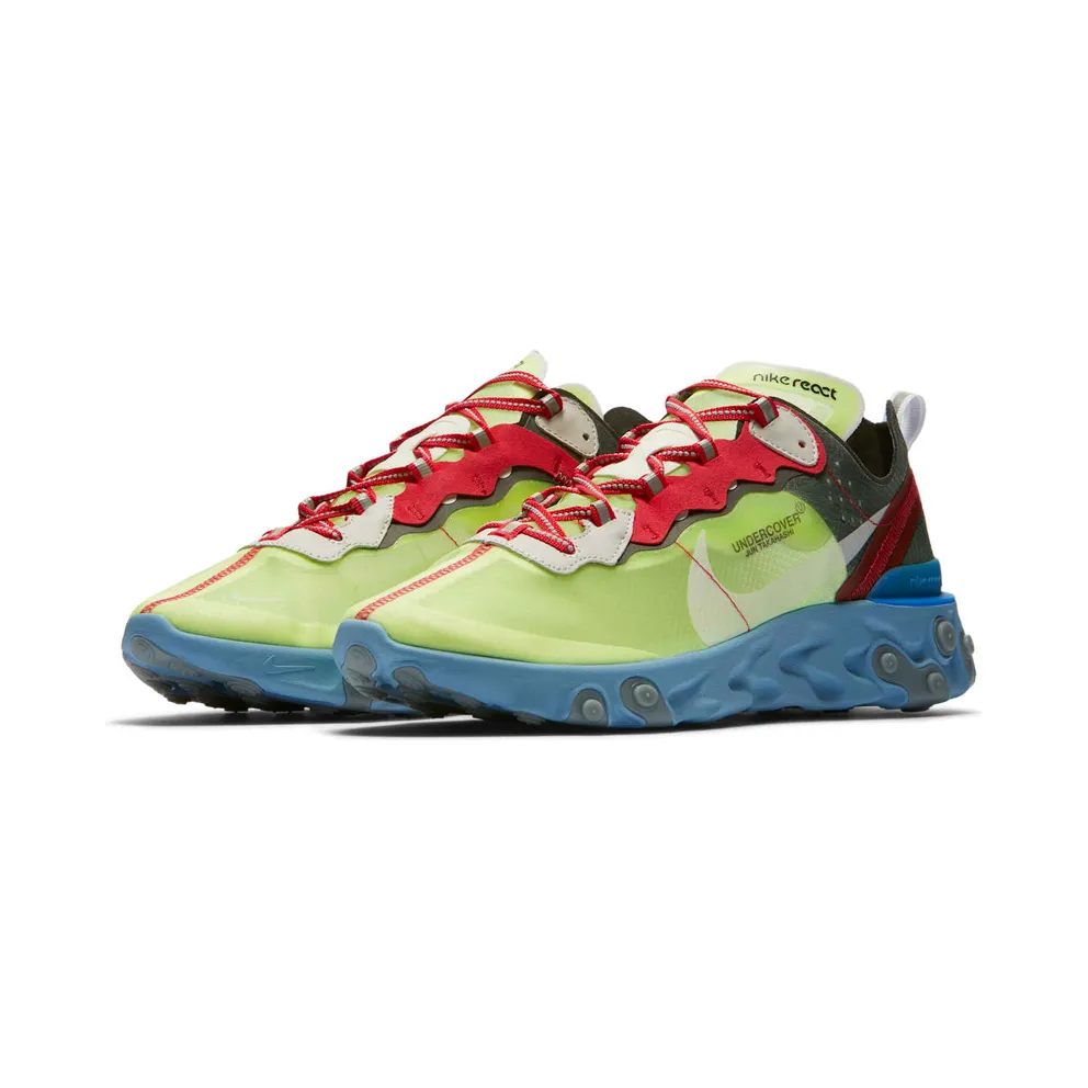 Nike x Undercover React Element 87 Volt Red (2018) (BQ2718-700)