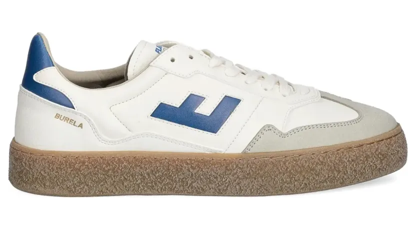 Flamingos Burela leren sneakers met logodetail – Beige (BBBLU)
