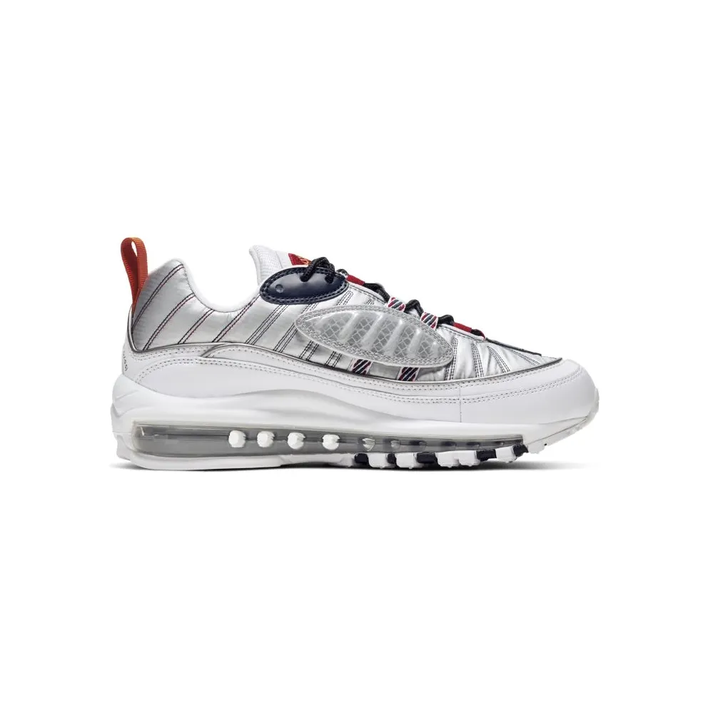 Nike Air Max 98 Starfish (W) White/Starfish-Wolf Grey-Gym Red (CQ3990-100)