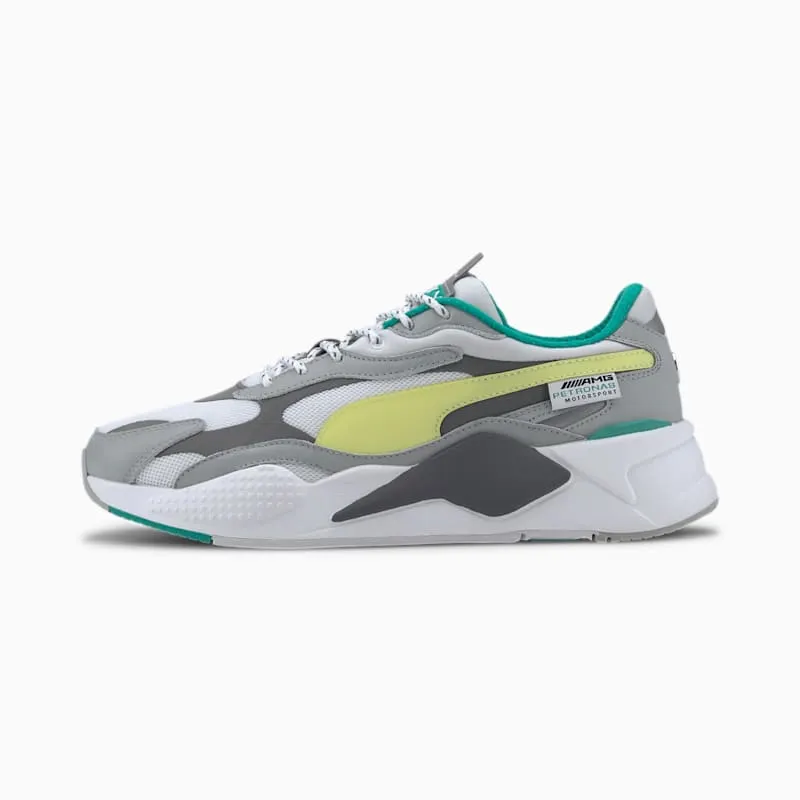 Puma RS-X 3 Mercedes AMG Petronas Silver Mercedes Team Silver/Sunny Lime-White (306499-01)