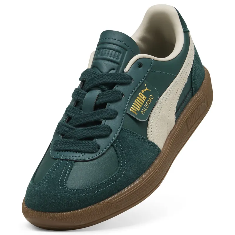 Puma Palermo “Dark Green / Alpine Snow” (397275_14)