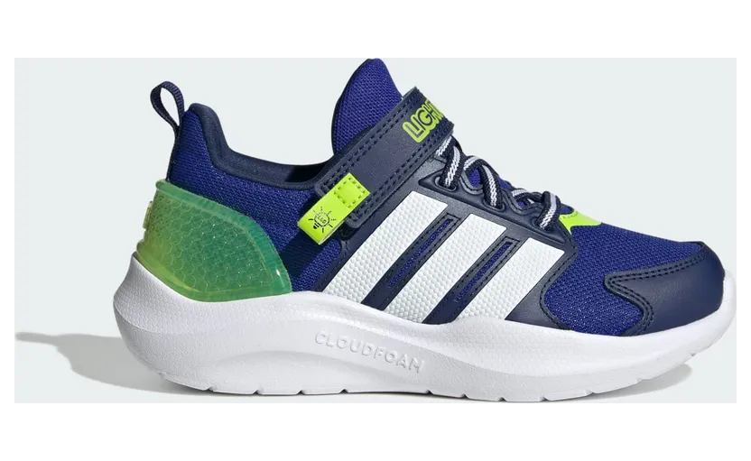 Adidas Lightorama Kids Lucid Blue / Cloud White / Solar Slime (JQ4158)