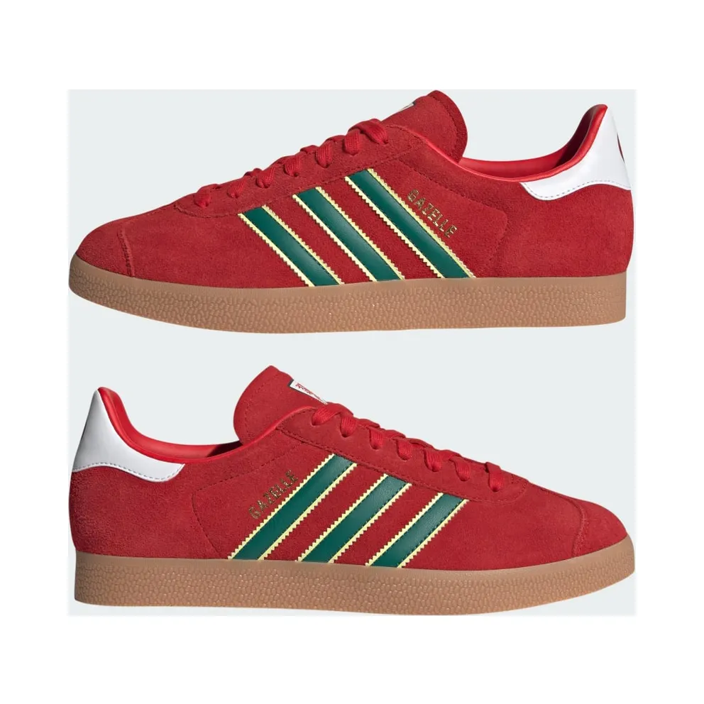 adidas Gazelle Wales Better Scarlet / Noble Green / Gum (IH7379)