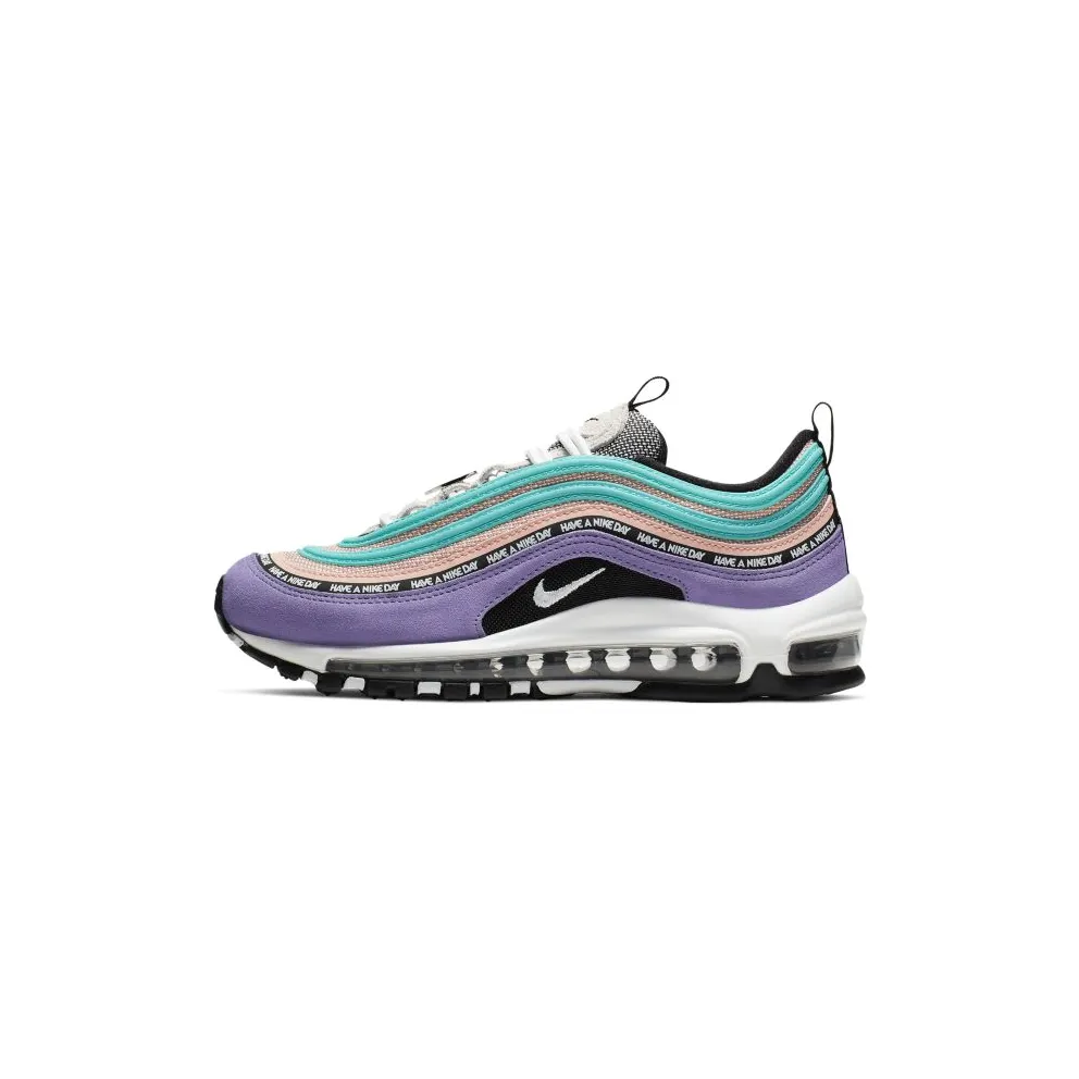 Nike Air Max 97 Have a Day (GS) Space Purple/White-Black-Bleached Coral (923288-500)