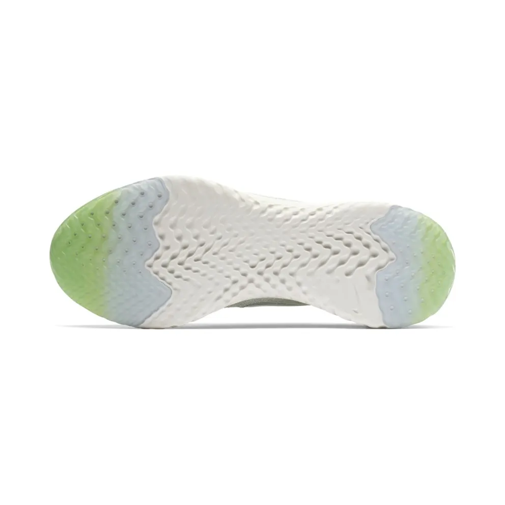 Nike Epic React Flyknit 2 Light Silver Lime Blast (W) Light Silver/Light Silver-Lime Blast (BQ8927-005)