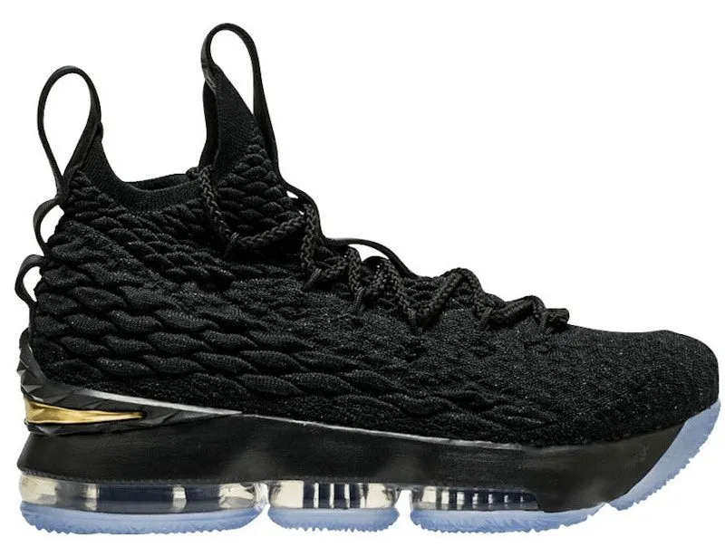 Nike LeBron 15 Black Metallic Gold (922811-006)