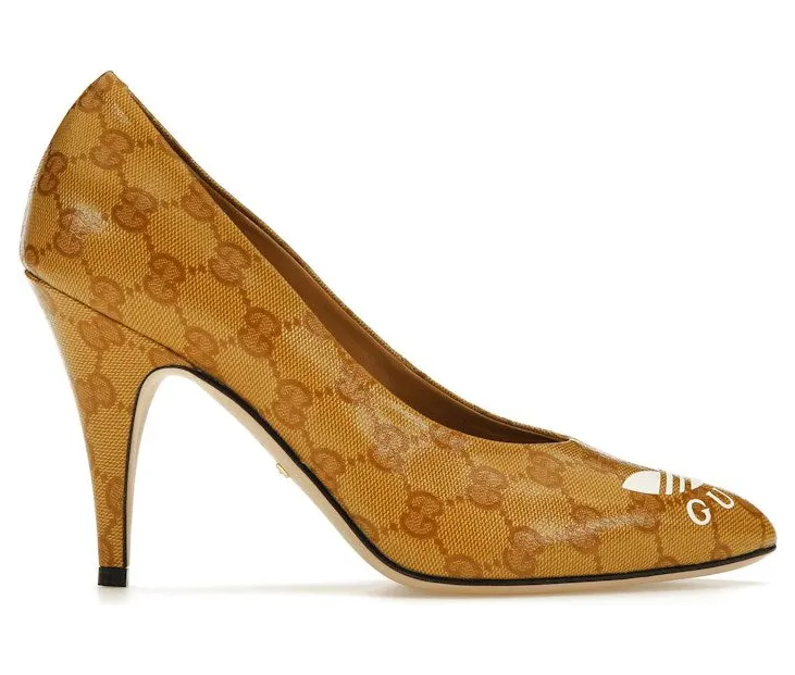 adidas x Gucci GG 95mm Pump Beige Leather (702221UVS007122)