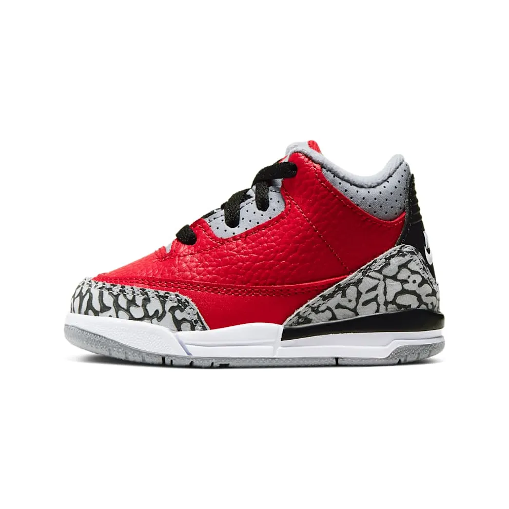 Air Jordan Nike AJ III 3 Retro SE ‘Red Cement’ (TD) (2020) (CQ0489-600)